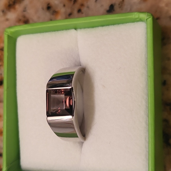 Natural Smoky Quartz Gemstone S925 Sterling silver Ring For Men's - Picture 1 of 6